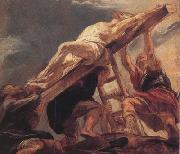 Peter Paul Rubens The Raising of the Cross (mk01) oil on canvas